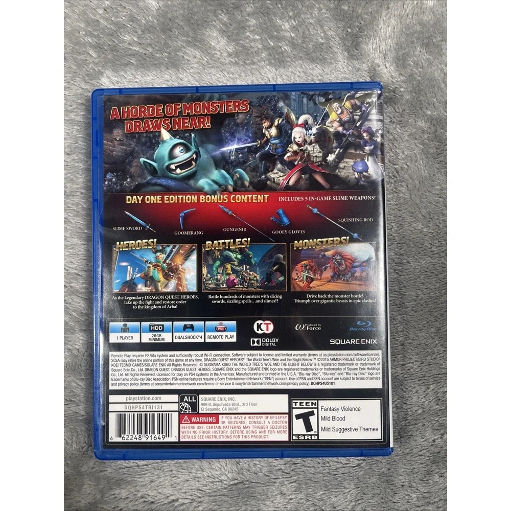 Dragon Quest Heroes: The World Tree's Woe and the Blight Below - Sony...